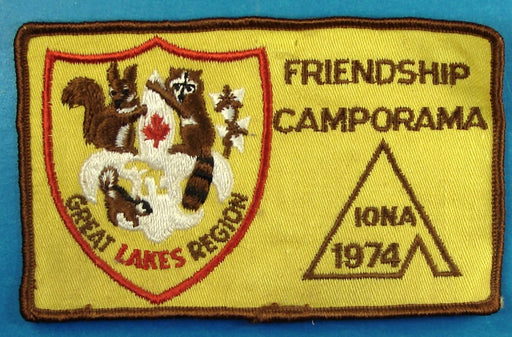 Iona Friendship Camporama Patch 1974