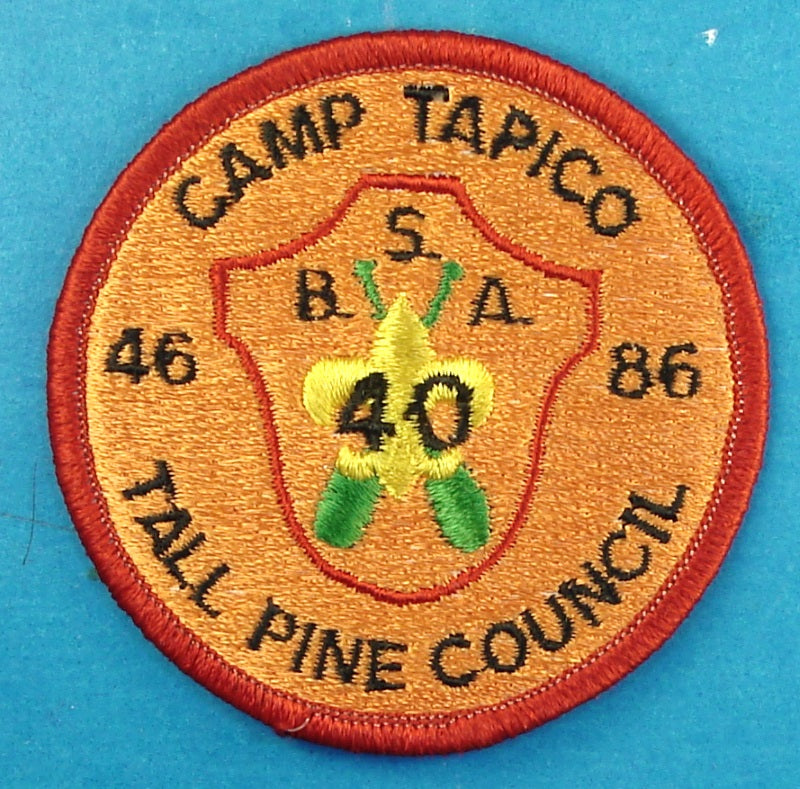 Tapico Camp Patch 1986