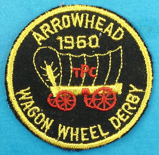 Arrowhead District Wagon Wheel Derby Patch 1960