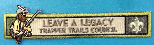 Trapper Trails Leave A Legacy 2010 Patch