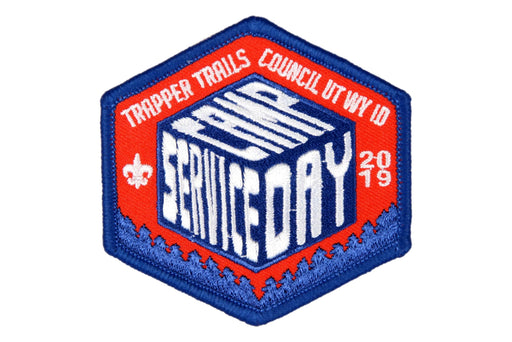 Trapper Trails Camp Service Day Patch 2019