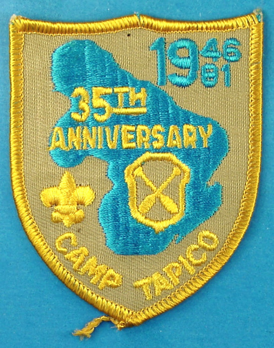 Tapico Camp 35th Anniversary Patch 1981