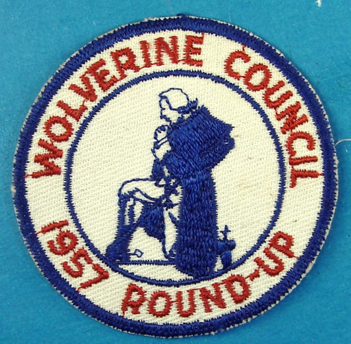 Wolvering Council Round-Up Patch 1957