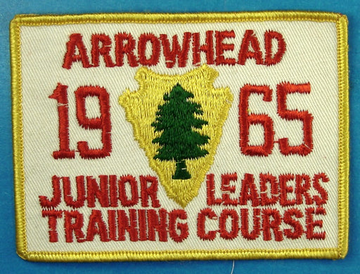 Arrowhead Junior Leaders Training Course Patch 1965