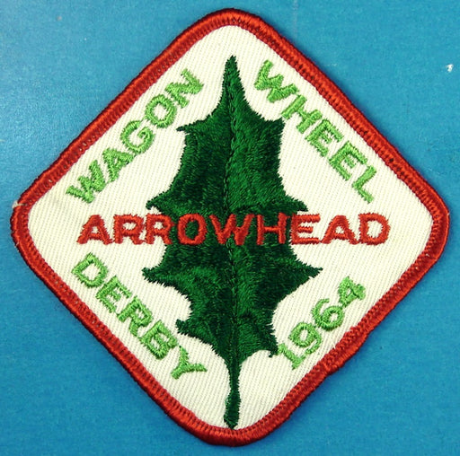 Arrowhead Wagon Wheel Derby Patch 1964