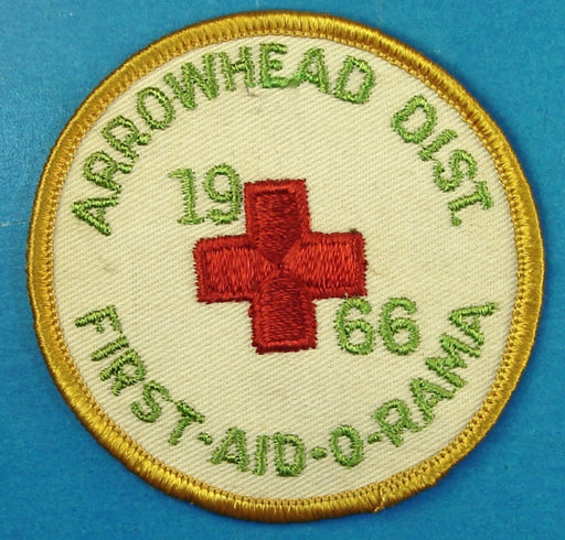 Arrowhead First Aid O Rama Patch 1966