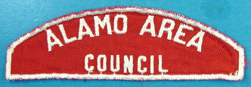 Alamo Area Red and White Council Strip