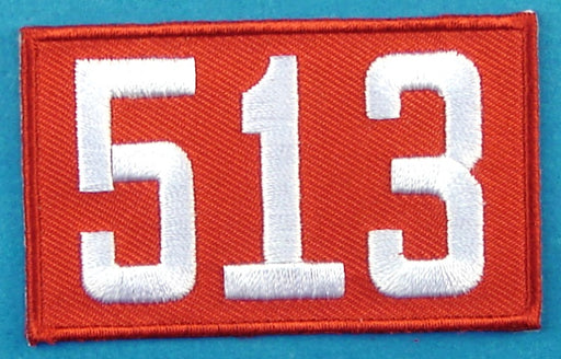 513 Unit Number Red