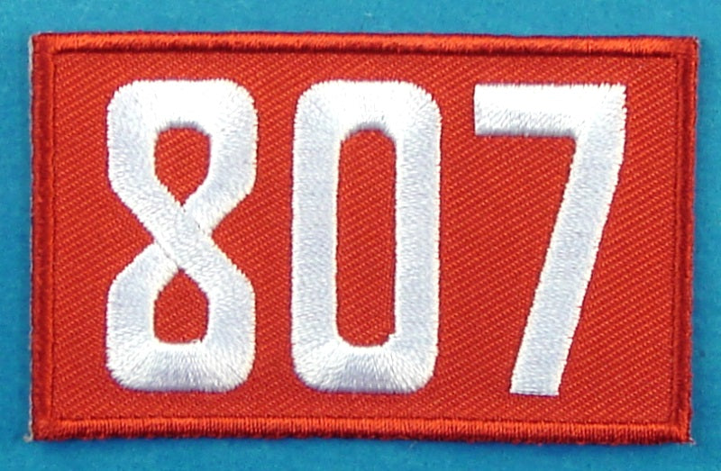 807 Unit Number Red
