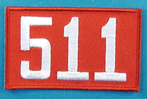 511 Unit Number Red