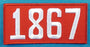 1867 Unit Number Red