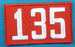 135 Unit Number Red