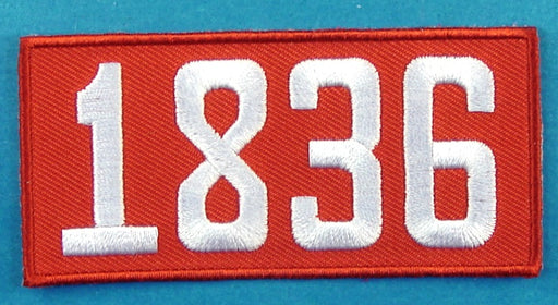 1836 Unit Number Red