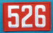 526 Unit Number Red