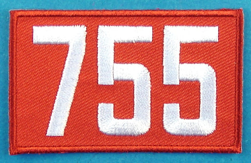 755 Unit Number Red