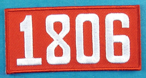 1806 Unit Number Red