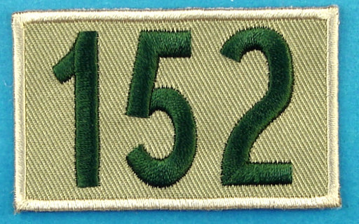 152 Unit Number Khaki
