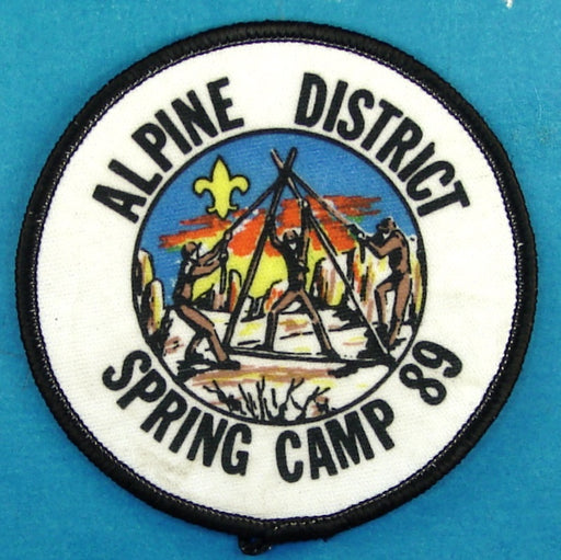 Alpine District Camporee Patch 1989