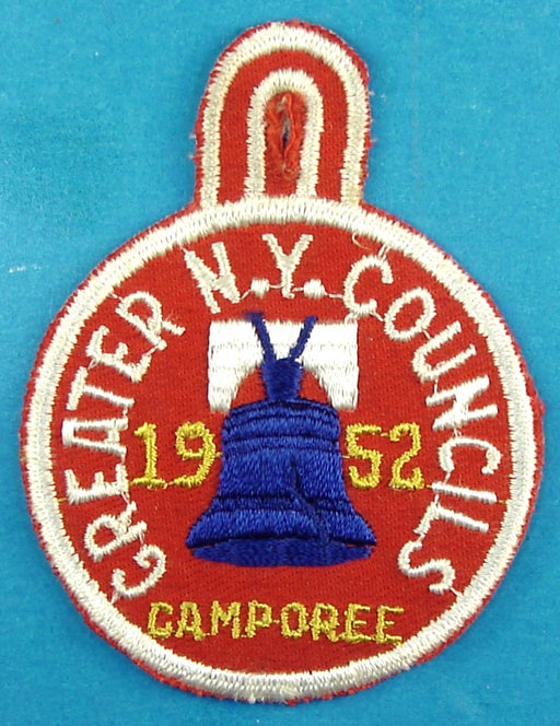 Greater New York Councils Camporee Patch 1952