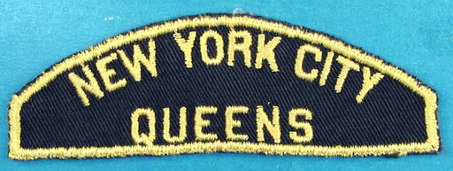 New York City Queens Blue and Yellow Council Strip