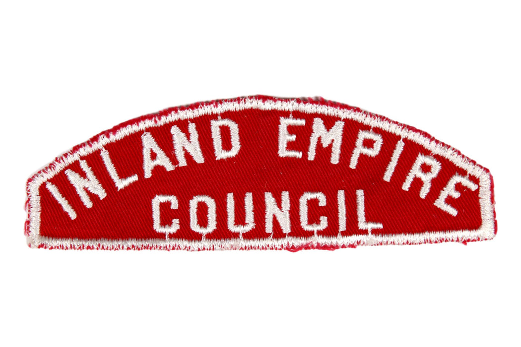 Inland Empire Council Red and White Council Strip