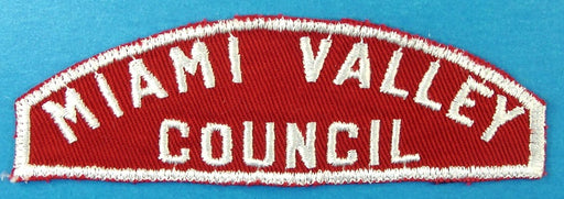 Miami Valley Council Red and White Council Strip