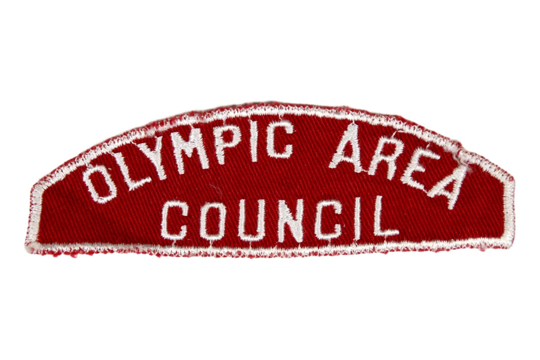 Olympic Area Council Red and White Council Strip