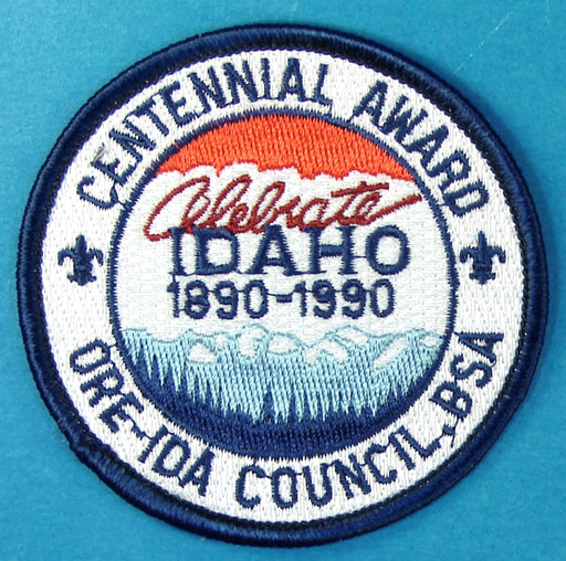 Ore-Ida Idaho Centennial 1990 Patch