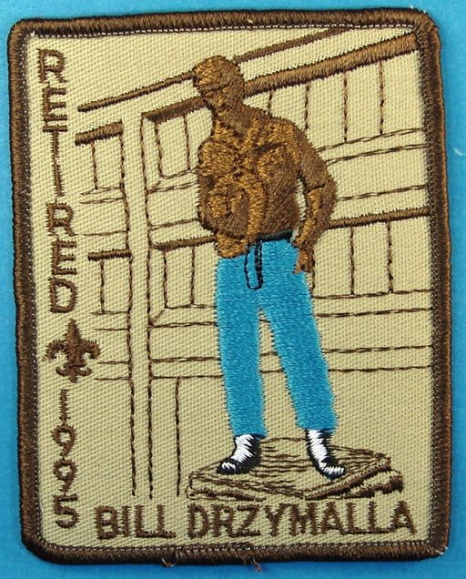 Bill Drzymalla Retired Patch 1995