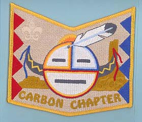 Carbon Chapter Chevron Gold Border