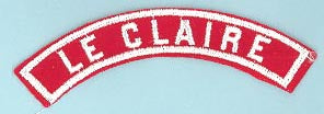 Le Claire Red and White City Strip