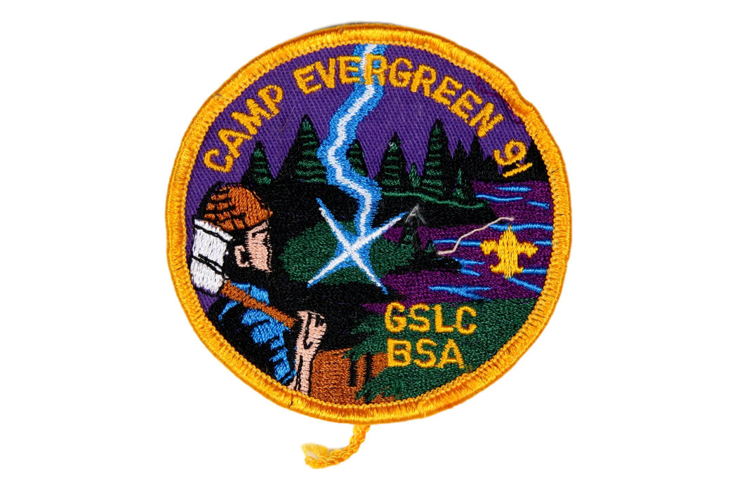 Evergreen Camp Patch 1991