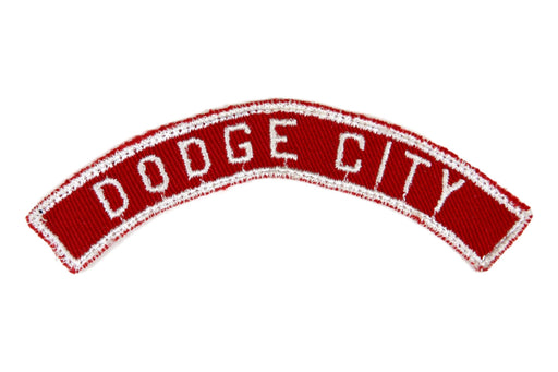 Dodge City Red and White City Strip