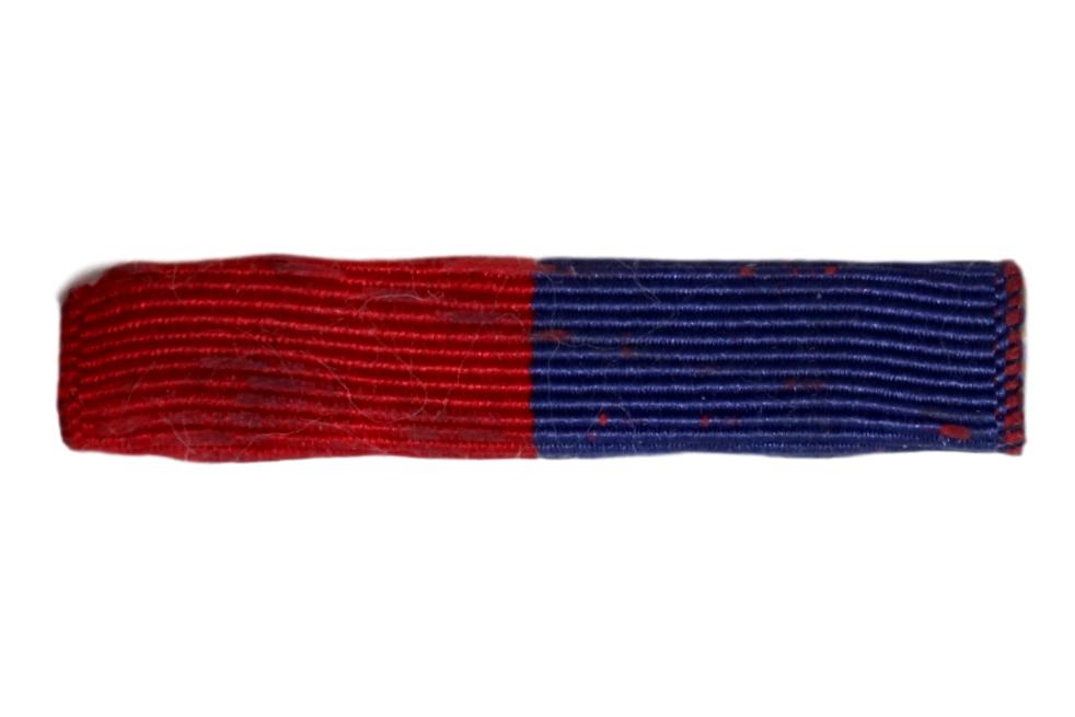 Contest Medal Ribbon Bar Red/Blue