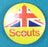 Brithish Scouts Pin Back 1 3/4"