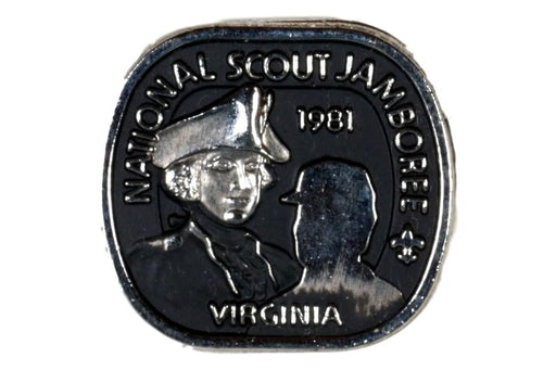 1981 NJ Pin Silver Color
