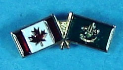 Canadian / ? Flags Pin