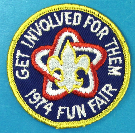 Get Involved for Them 1974 Patch