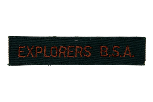 Explorers B.S.A. Shirt Strip 1960s Forest Green