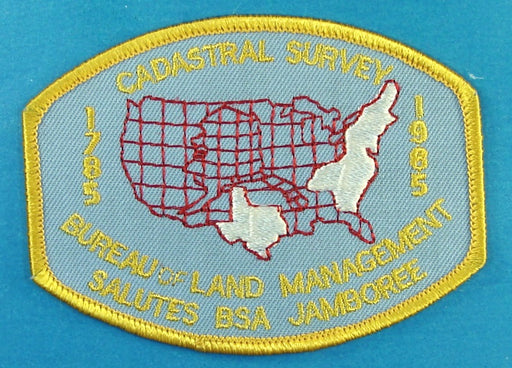 1985 NJ Bureau of Land Management Patch