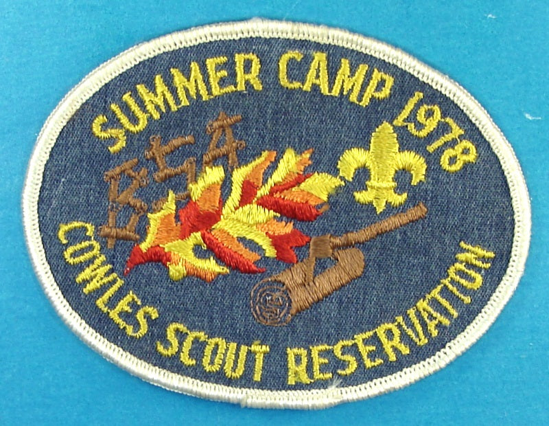 Cowles Scout Reservation Patch 1978