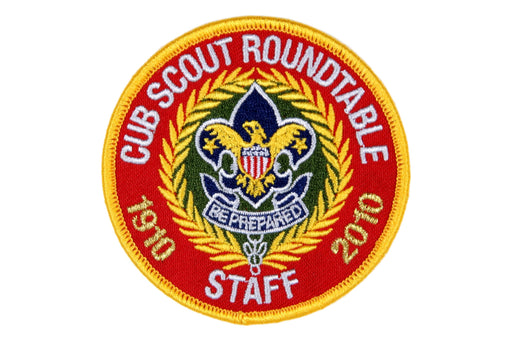 Cub Scout Roundtable Staff Patch 1910-2010 SSB
