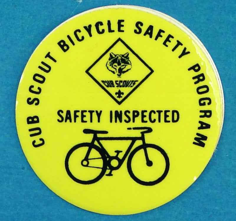 Cub Scout Bicycle Safety Sticker