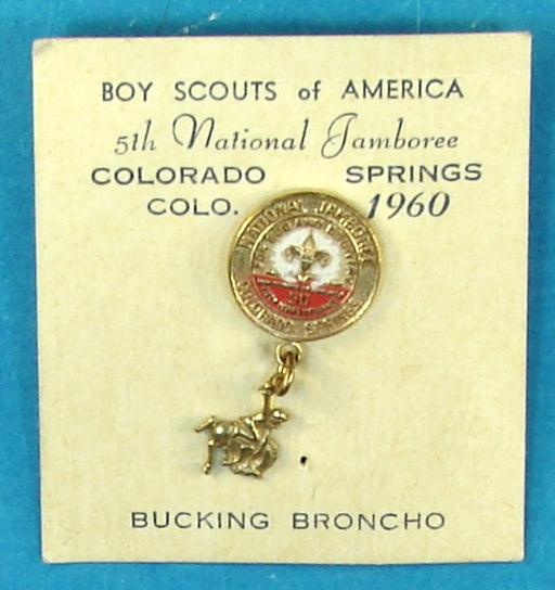 1960 NJ Pin with Bucking Broncho