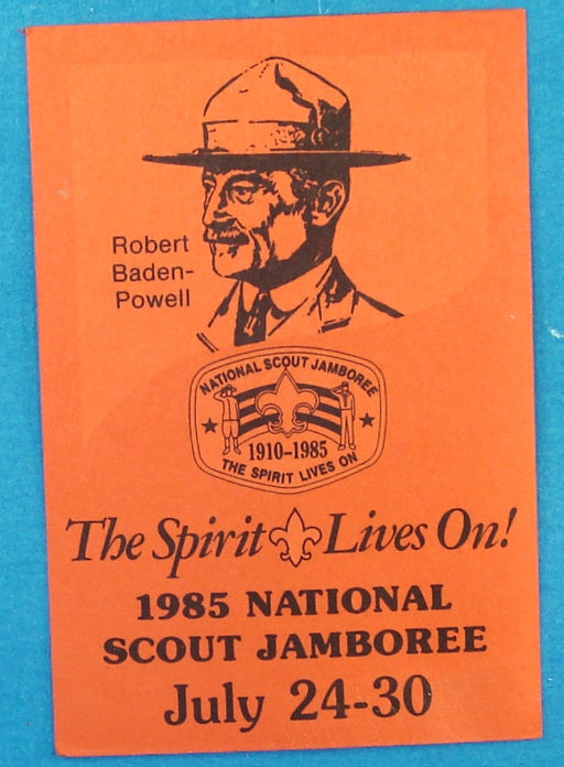 1985 NJ Trading Card Baden Powell