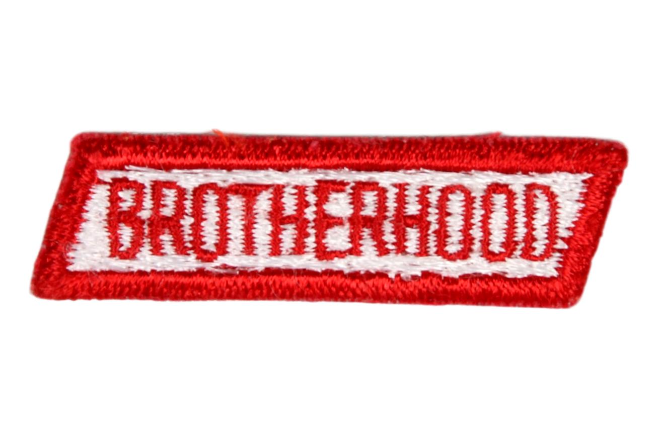 Lodge 508 Tu-Cubin-Noonie Chevron Lodge Activities Strip Type 1 Brotherhood Segment