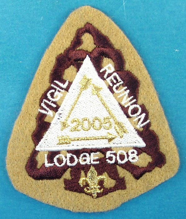 Lodge 508 Vigil Reunion 2005 Patch
