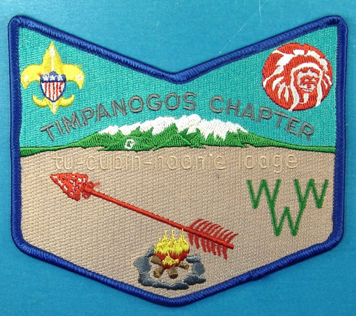 Lodge 508 Patch Timpanogos Chapter Blue Border