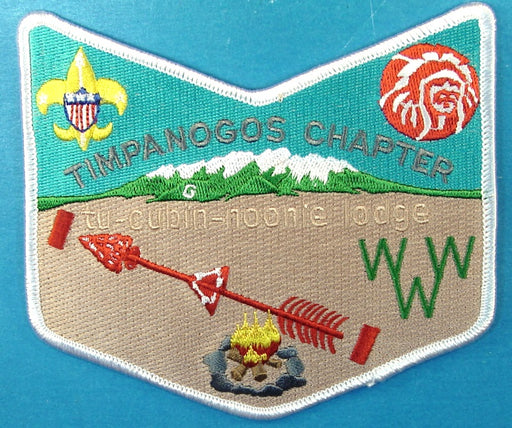 Lodge 508 Patch Timpanogos Chapter White Border