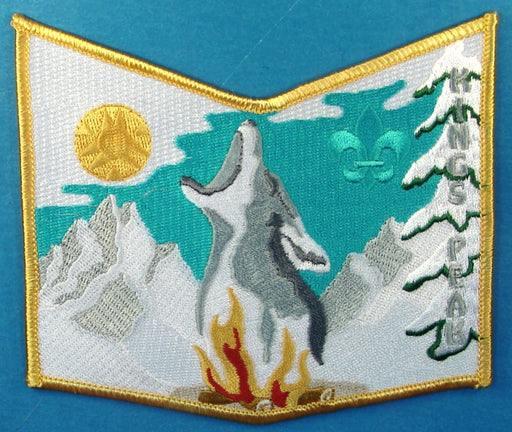 Lodge 508 Patch Kings Peak Chapter Yellow Border
